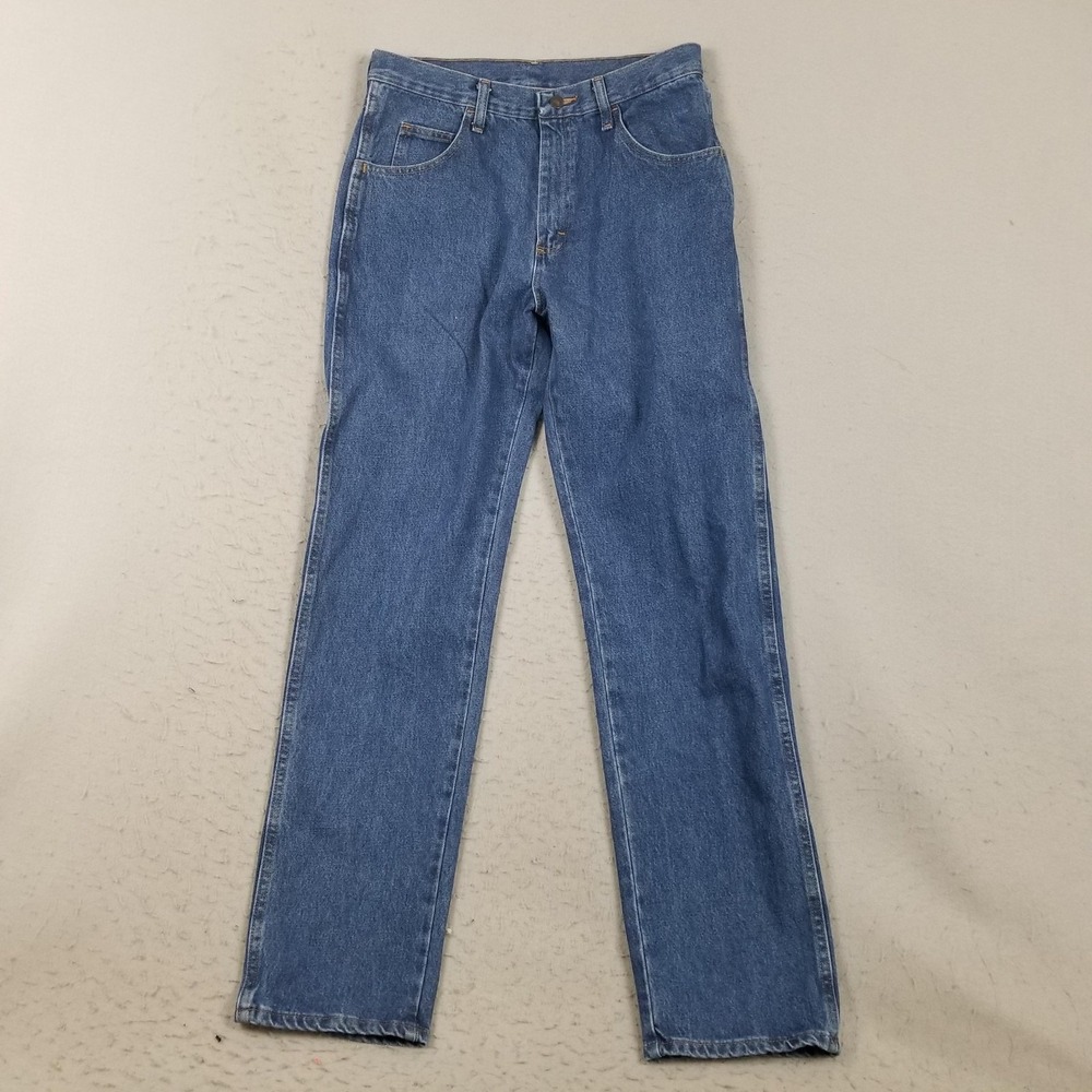 Rustler Classic‎ Relaxed Fit Jeans Mens 32x34 Blue Medium Wash Straight Denim